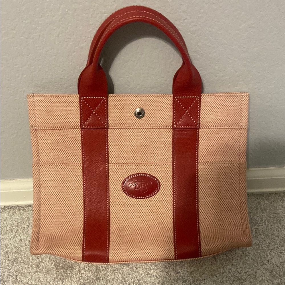 Red Canvas Tote Bag